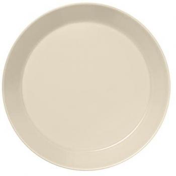 Piatto Piano in Porcellana Teema Beige