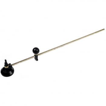 Compas circulaire en verre avec capacité de coupe jusqu'à 100 cm de diamètre, noir or