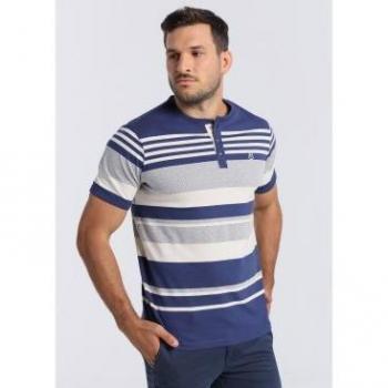 Polo Bendorff con cuello mao y manga corta