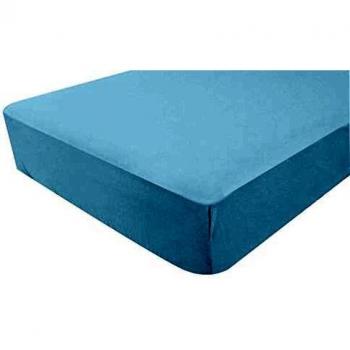 Housse de Couette en Jersey Élégante Bleu Clair 40 x 80 cm