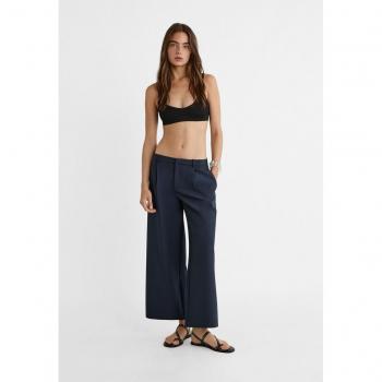 Stradivarius Petite Navy Blue Dress Trousers Size 8