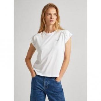 Pepe Jeans T-Shirt Lory Bianco Regular Fit 4