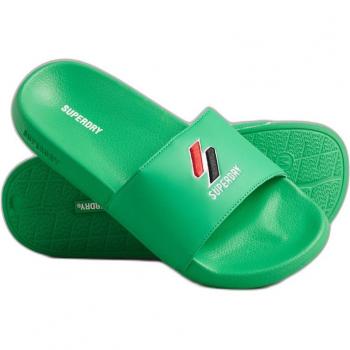 Superdry Ciabatta Code Essential Pool Verde Brillante EU 38‑39