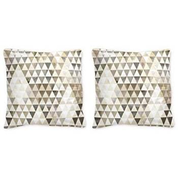 Naf Naf Taies d'oreiller Tula 100% Coton 65x65 cm Beige