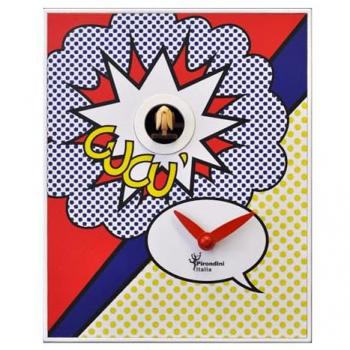 Orologio a Cucù di Pirondini Italia 16,5x20x10 cm – D’Apres Roy Lichtenstein