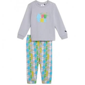 Baby Boy Puma/Trolls Grey Joggers Set, 9-12 Months