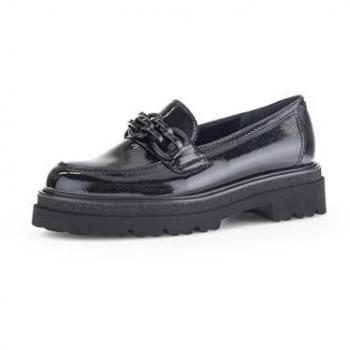 Gabor 55.242 Damen Slipper Schwarz