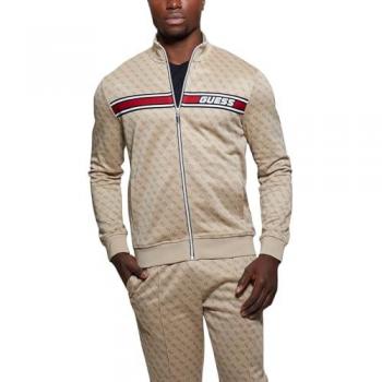 Giacca di felpa sportiva Guess KORBIN bianco