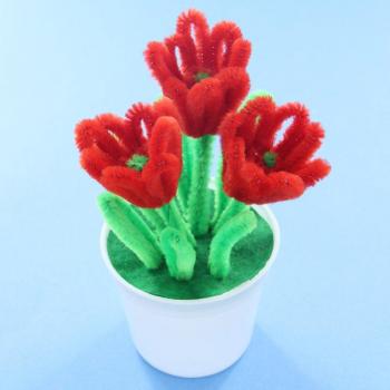 Plush Flower Pot DIY Craft for Children