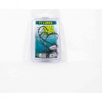 Jig Head Tackle Tactics TT Snake Head 3/8 oz 2/0 XH 3 pz