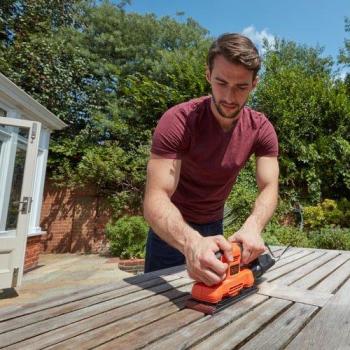 Levigatrice Black+Decker 150 W BEW220 – Orbitale per Grandi Superfici