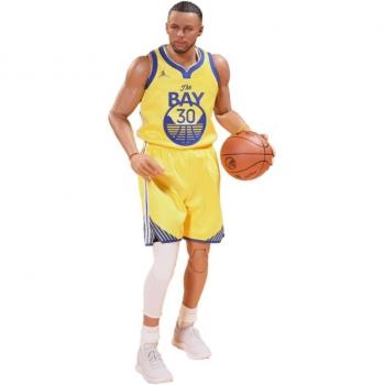 Nieuw 1/6 schaal Stephen Curry figuur – geel, grote afmeting