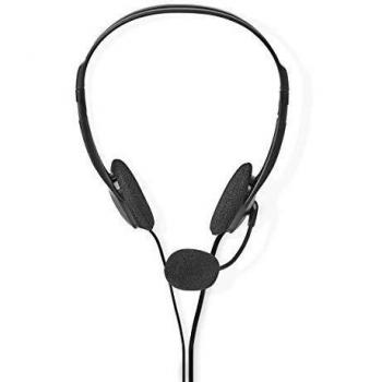 Cuffia stereo con archetto regolabile e microfono