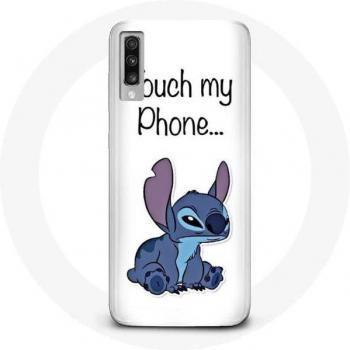 White Background Lilo and Stitch Case for Samsung Galaxy A50