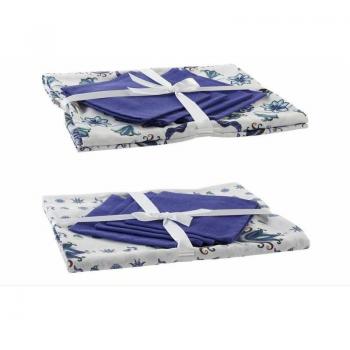 Tafellaken Set 2 – Wit Katoen – 150x150 cm – Easy Wash