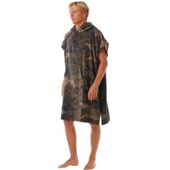 Rip Curl Kapuzenhandtuch-Poncho khaki