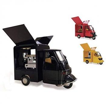 New Ray Piaggio Ape 50 Cross Country StreetFood Pizza Caffe Gelati Playset 68043