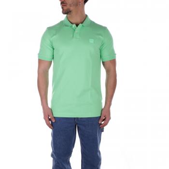 Polo BOSS Uomo A Maniche Corte Verde Passenger