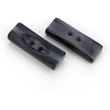 Botones de 2 agujeros de resina para chaquetas y suéteres, 5 uds