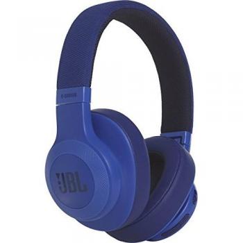 JBL E55BT Abnehmbares Kabel Over‑Ear Kopfhörer – Blau