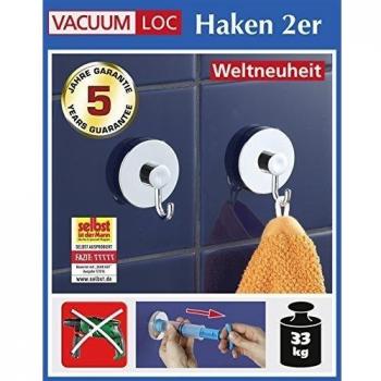 Vacuum Loc Badzubehör Set mit Saugnapf (2 Stück)