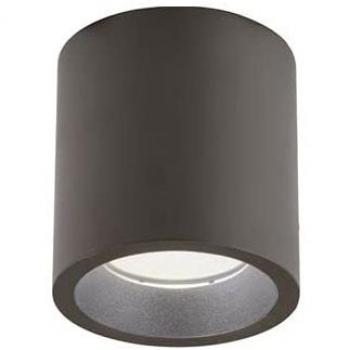 Plafoniera Cilindrica A Soffitto 12W Luce Fredda Corten