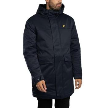 Blue Lyle & Scott Heavy‑Duty Padded Parka Jacket