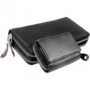 Set de Carteras Just® de Cuero Real