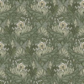 Laurence Llewelyn‑Bowen Bright Green Floral Matte Wallpaper – 10050mm x 530mm