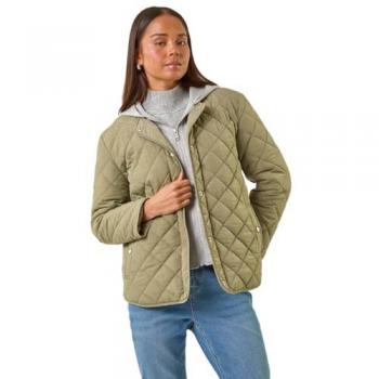 Manteau Doudoune Roman pour Femmes Petites à Capuche