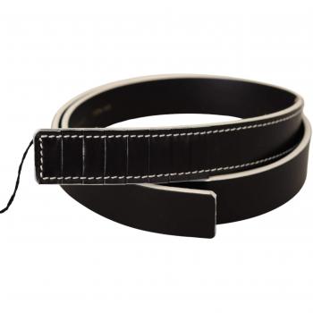 Cinturón Chic Negro-Blanco 85 cm – Accesorio Femenino