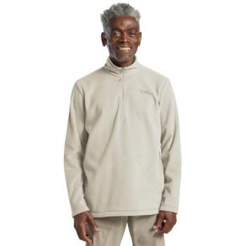 Maglia Pile Jack Wolfskin Taunus Écru Regular Fit