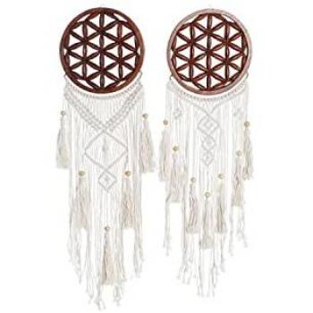 Two‑Piece Brown & White Hang‑Up Art