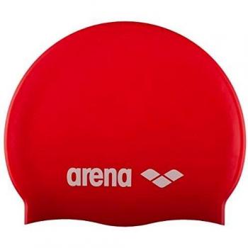 Arena Classic Jr Gorro de Natación, Unisex niños, Rojo