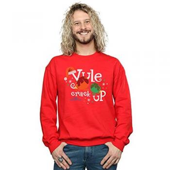 Sweat-shirt Rouge National Lampoon Vacances de Noël Yule Crack Up S