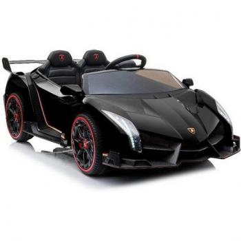 Lamborghini Veneno Mini‑Racer – Elektroauto für Kinder (schwarz) mit Gurt