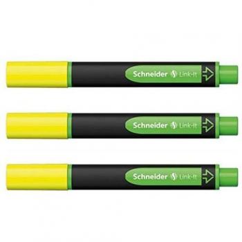 0er Pack Schneider Link-It Textmarker in Gelb