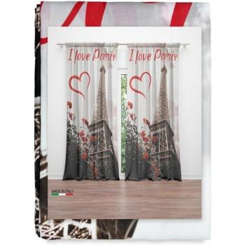 Tenda “Città Luminosa” 160x300 – Lino misto con finitura italiana