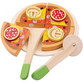 Pizza Jambon Kid-Cuisine – NEW CLASSIC TOYS – Ref 0586 – 16x16x3 cm