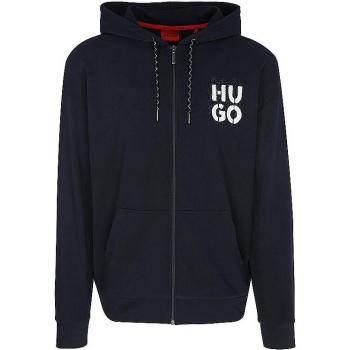 Chaqueta Hombre Hugo Azul Logotipo