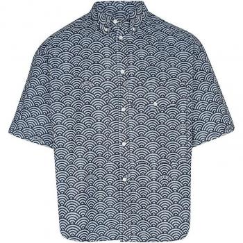 Camicia di denim Seigaiha