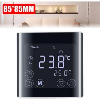 Eleganter Raumthermostat mit Touchscreen