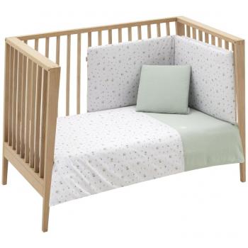 Federa Piumone Joggo Verde 100x140 x 3 cm (Duo)