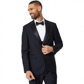 Black Tuxedo Suit Jacket, Tailored Fit, Burton – 46R