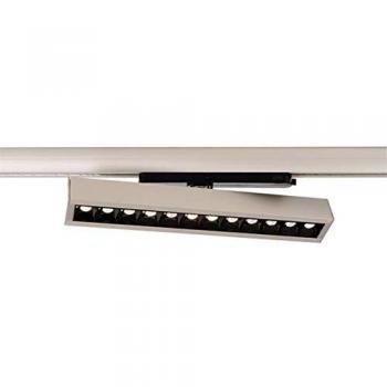 D‑LINE 3‑Phasen LED‑Strahler Ain 24‑30 W – Silberschimmer