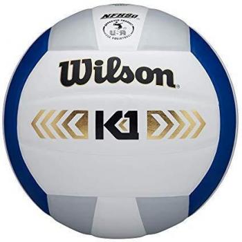 Wilson K1 Gold VB BLUWHSI Volleyball (Unisex) – Blau-Weiß-Silber, offizielle Version