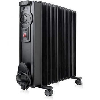 Radiatore A Olio Black+Decker 2000W con Termostato Regolabile