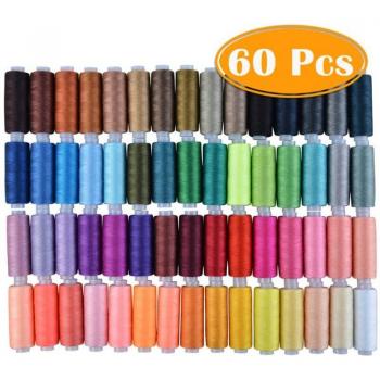 60 Colors 250 Yard Craft Sewing Thread