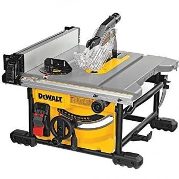 DeWalt DWE7485-QS DWE7485-QS-Sierra de Mesa 1.850W-Ø210mm-Mesa 610x305mm-Portátil, Schwarz/Gelb
