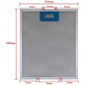 Filtre de remplacement en métal pour hotte
